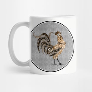 Le Coq Gaulois (The Gallic Rooster) Platinum Mug